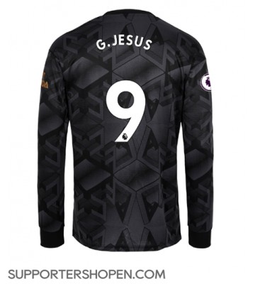 Arsenal Gabriel Jesus #9 Borta Matchtröja 2022-23 Långärmad